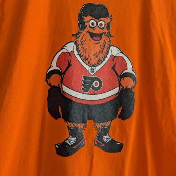 Fanatics Orange Philadelphia Flyers Gritty T-Shirt Size S - Picture 5 of 6